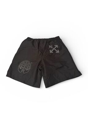 Off-White Black Logo Swim Hybrids
